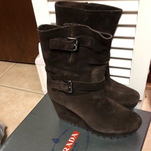 Prada Suede Boots